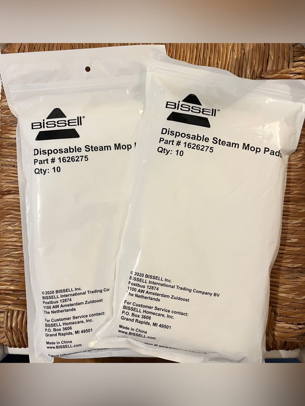 x18 Bissell Disposable Steam Mop Pads Refill One New Part # 1626275